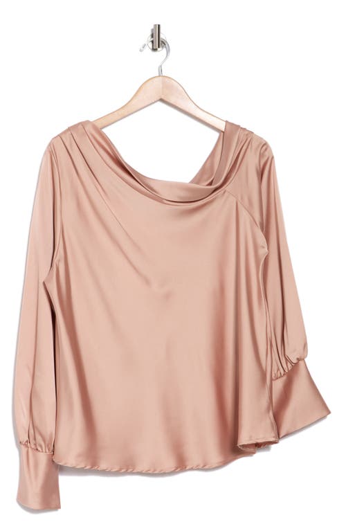 RENEE C RENEE C DROP SHOULDER SATIN TOP 