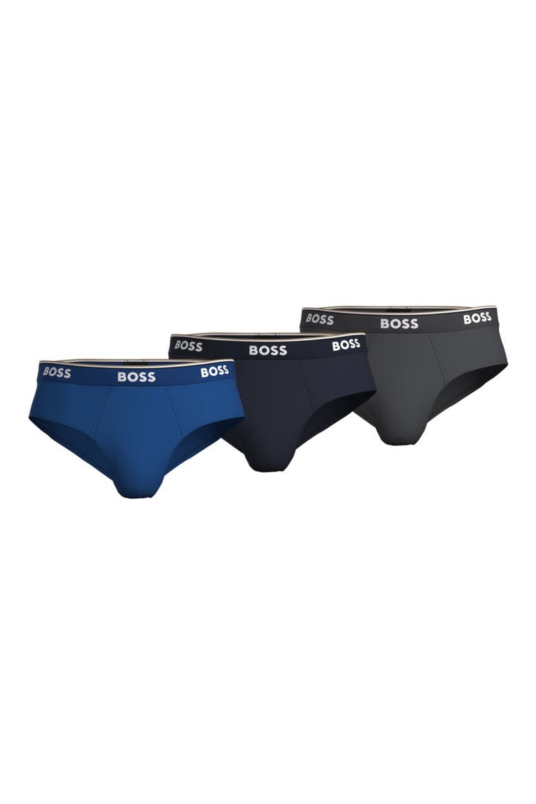 3-Pack Assorted Power Stretch Cotton Briefs, Main, color, OPEN BU