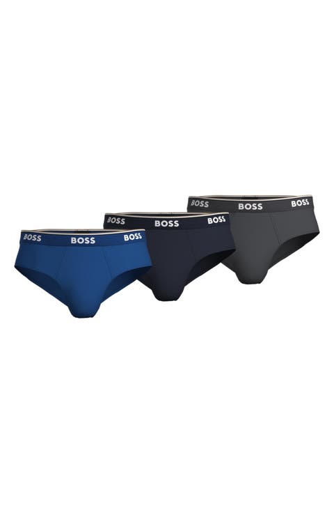 3-Pack Assorted Power Stretch Cotton Briefs