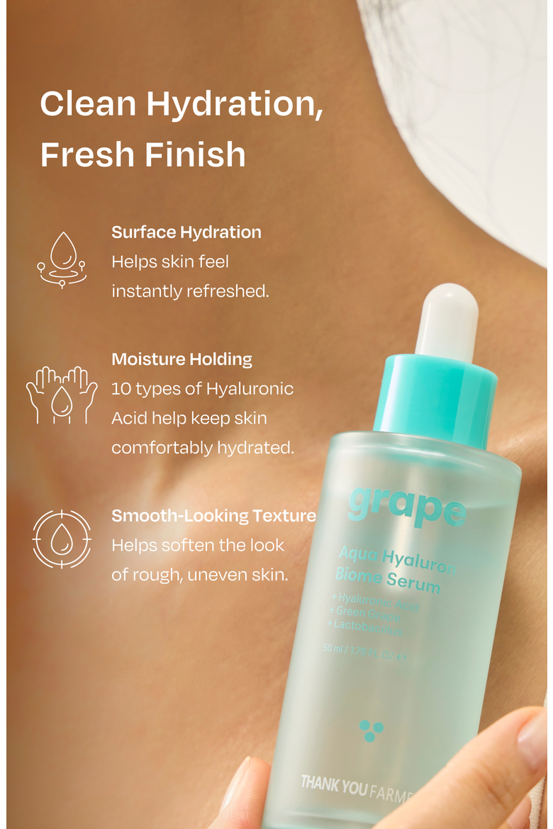 Grape Aqua Hyaluron Biome Serum, Alternate, color, No Color