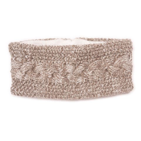 Women's Cable Marled Knit Headband