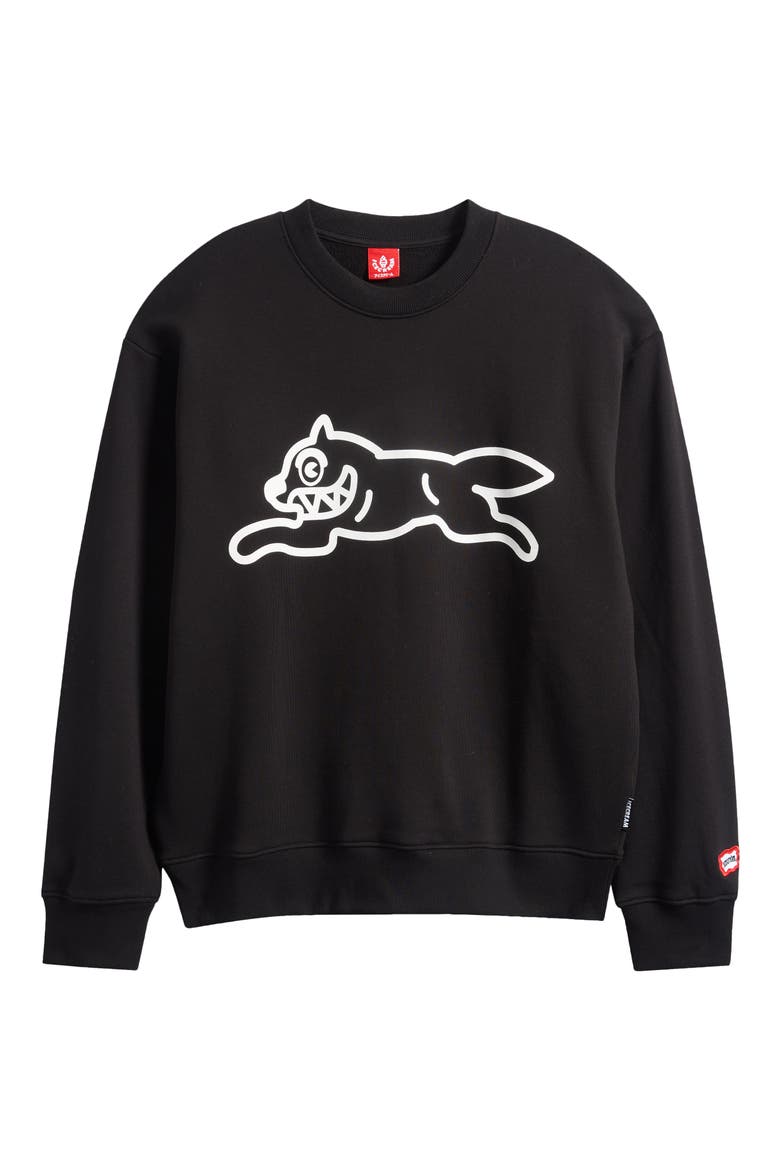 Raider Cotton French Terry Graphic Sweatshirt, Alternate, color, BLACK