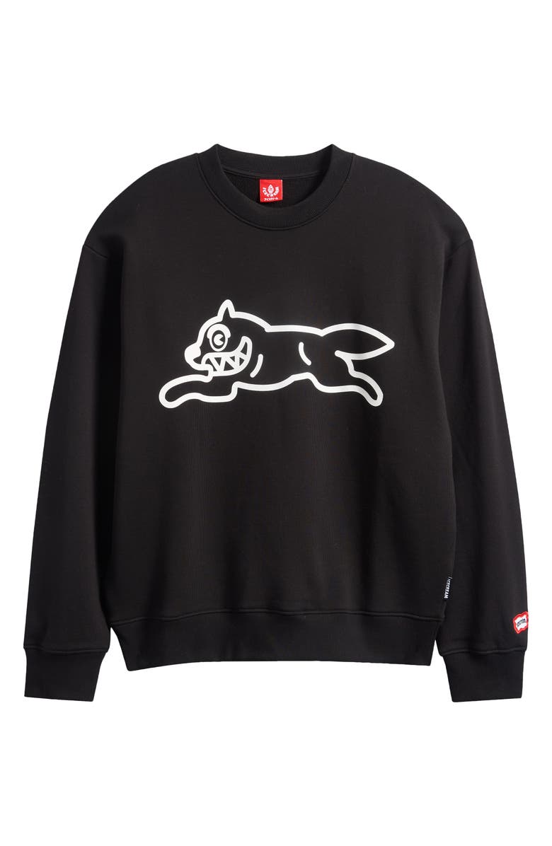 ICECREAM Raider Cotton French Terry Graphic Sweatshirt, Alternate, color, Black