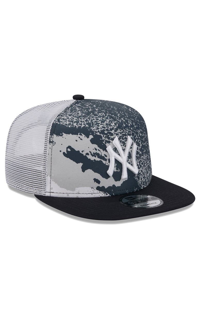 New Era Men's New Era Navy New York Yankees Court Sport 9FIFTY Snapback Hat, Alternate, color, Navy