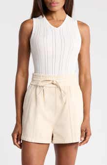 Variegated Rib Sleeveless Shell