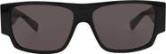 Bottega Veneta 57mm Square Sunglasses