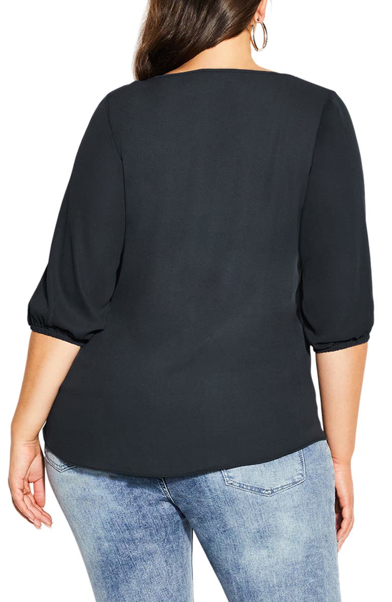 City Chic Sexy Fling Top, Alternate, color, 