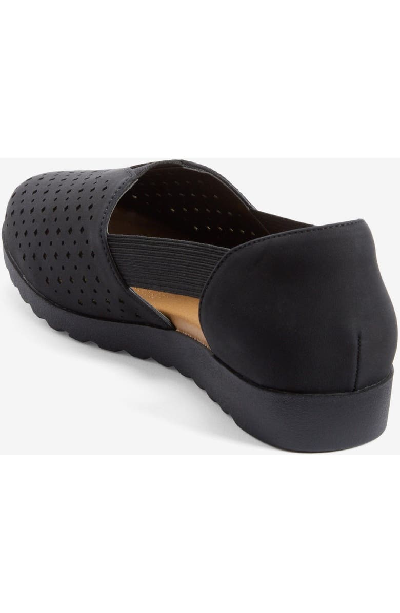 Comfortview The Zoe Slip On Flat, Alternate, color, Black