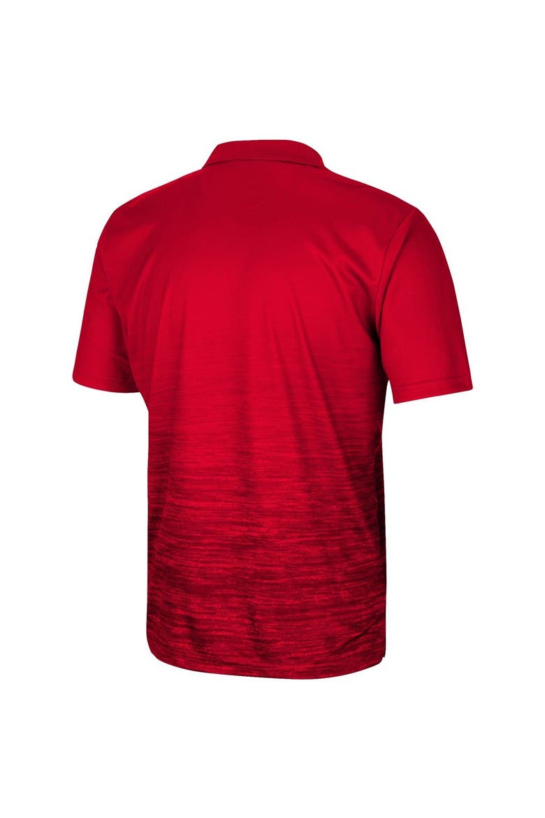 Men's Colosseum Red Dayton Flyers Marshall Polo, Alternate, color, Red