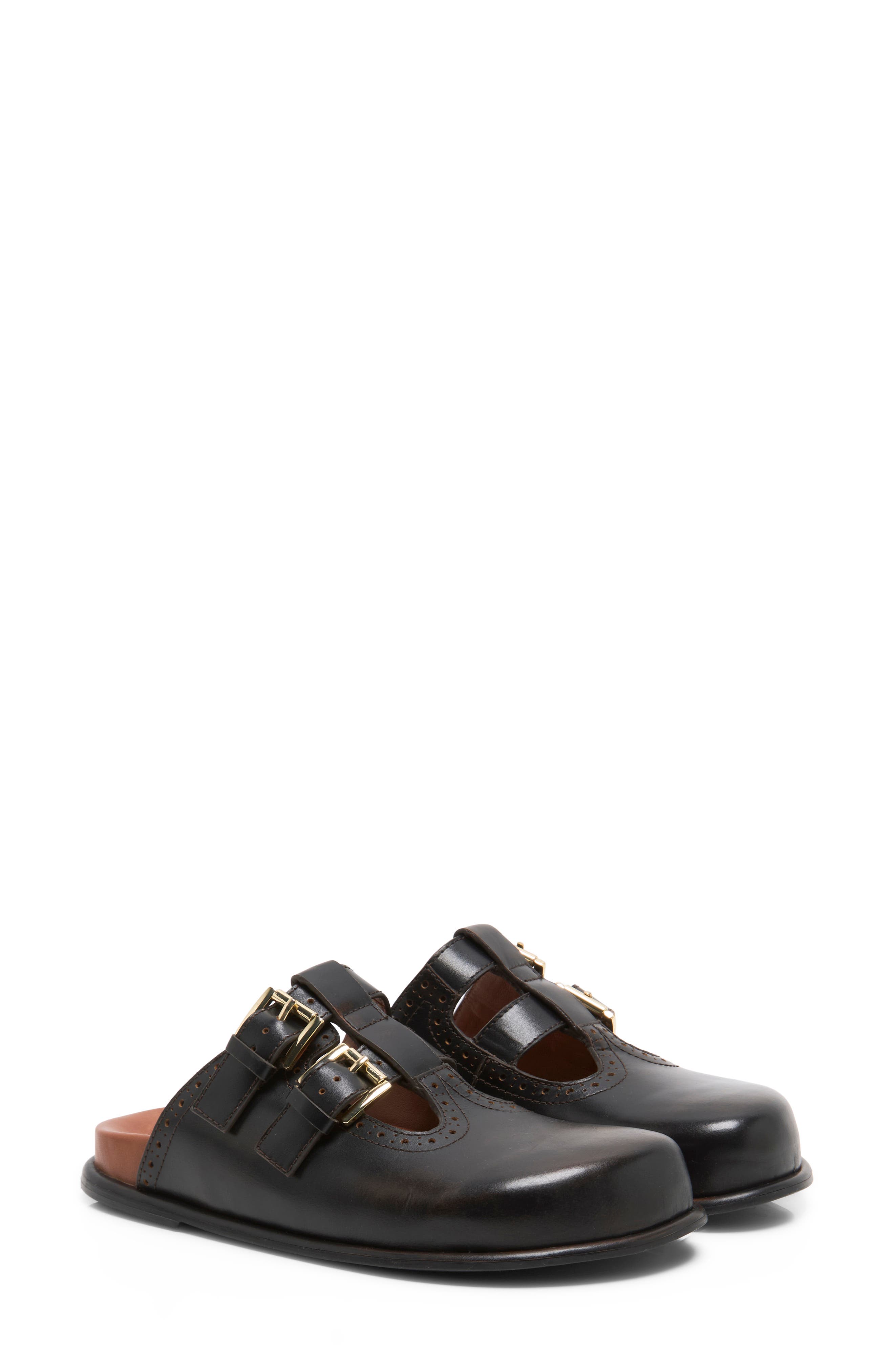 Shoreditch Buckle Mule, Alternate, color, ESPRESSO