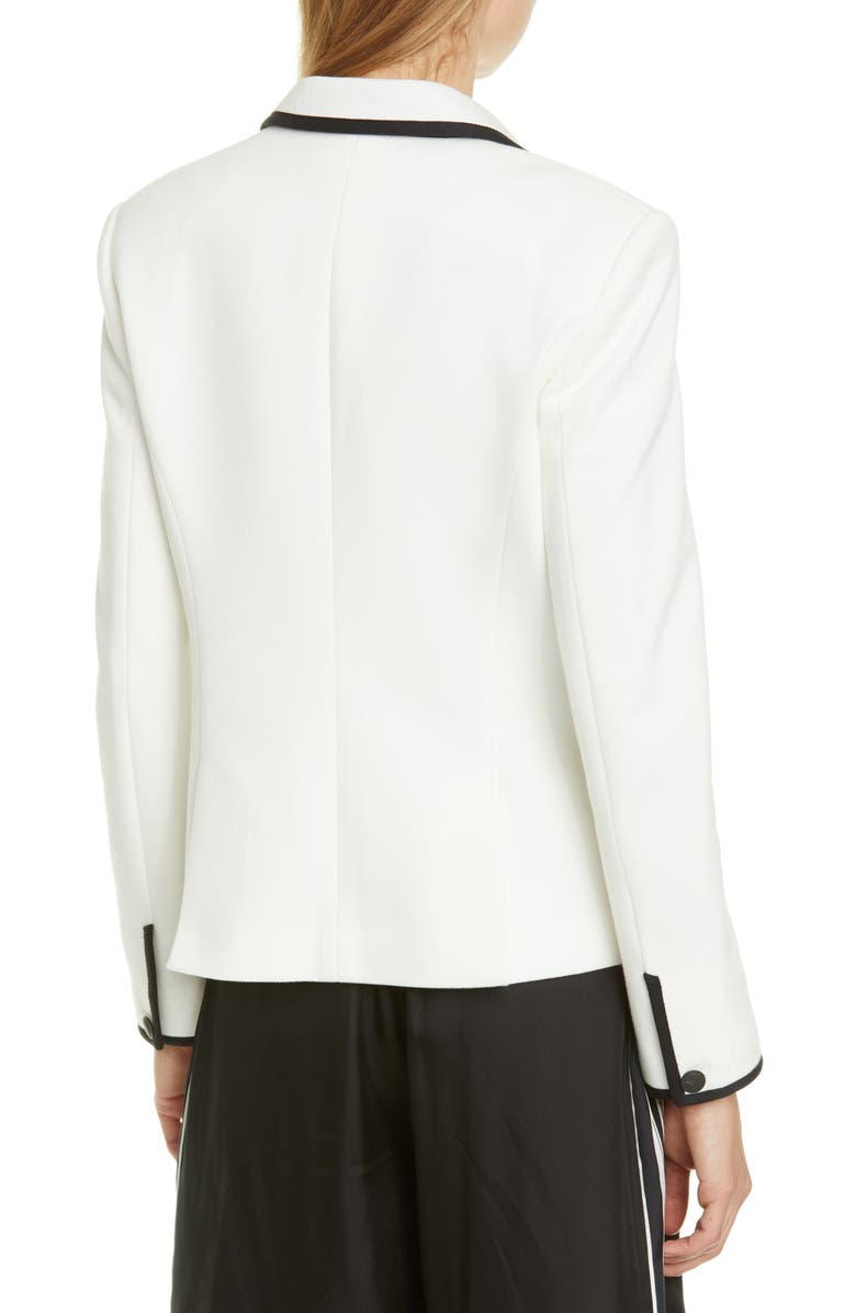 rag & bone Nancie Cotton Blend Piqué Blazer, Alternate, color,