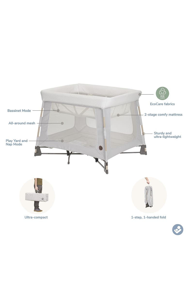 Maxi-Cosi<sup>®</sup> Swift 3-In-1 Playard, Alternate, color, Onyx Sand