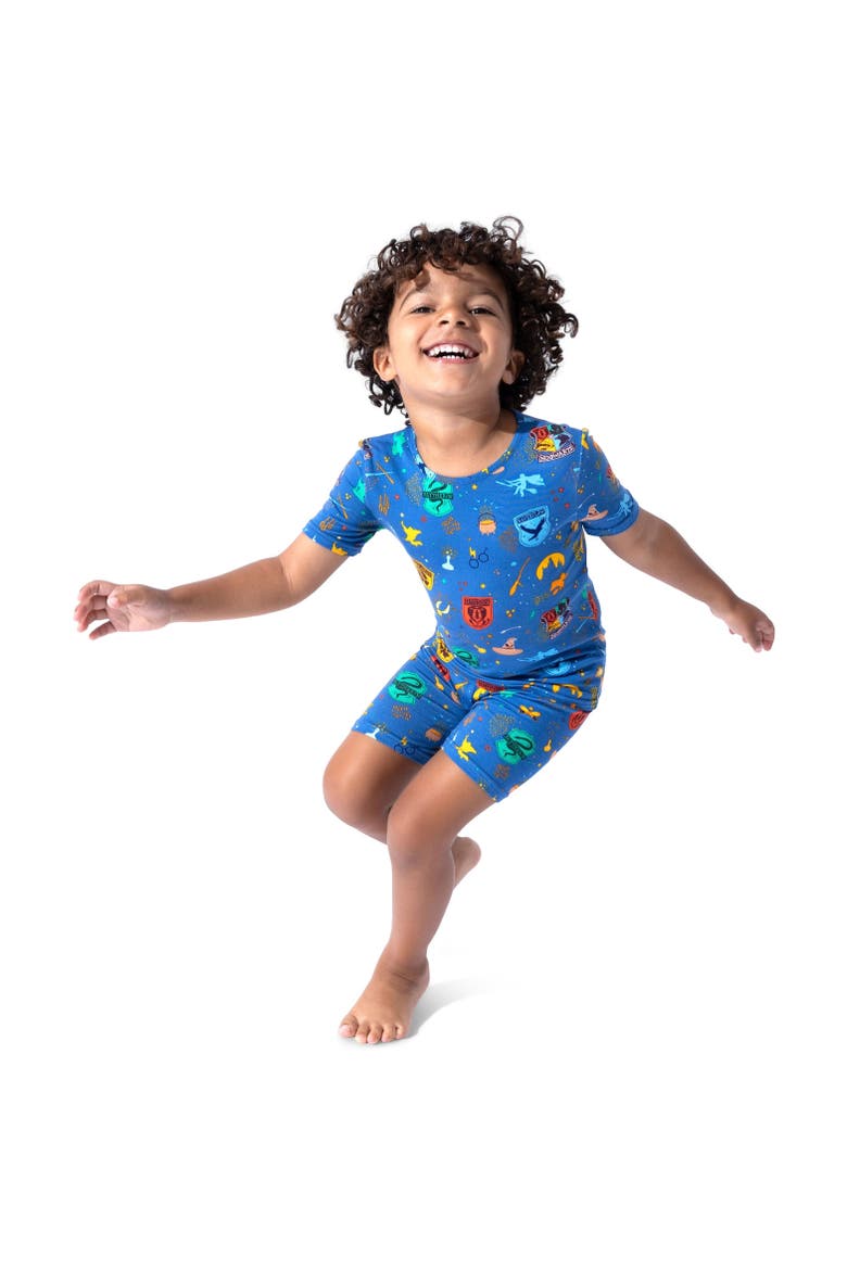 House Pride Kids 2-Piece Short Sleeve & Shorts Pajama Set, Alternate, color, House Pride