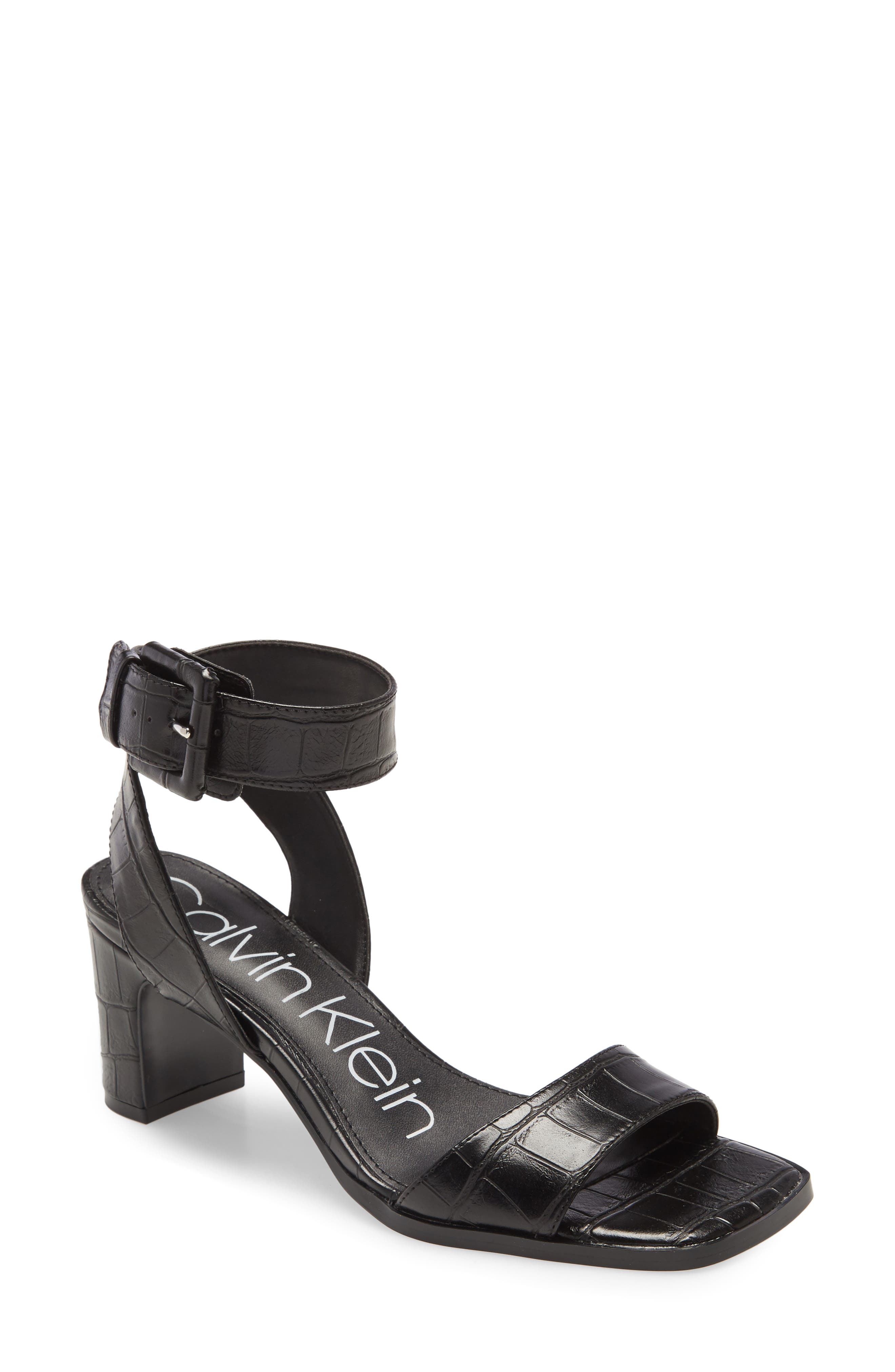 Calvin Klein Damita Ankle Strap Sandal, Main, color, 