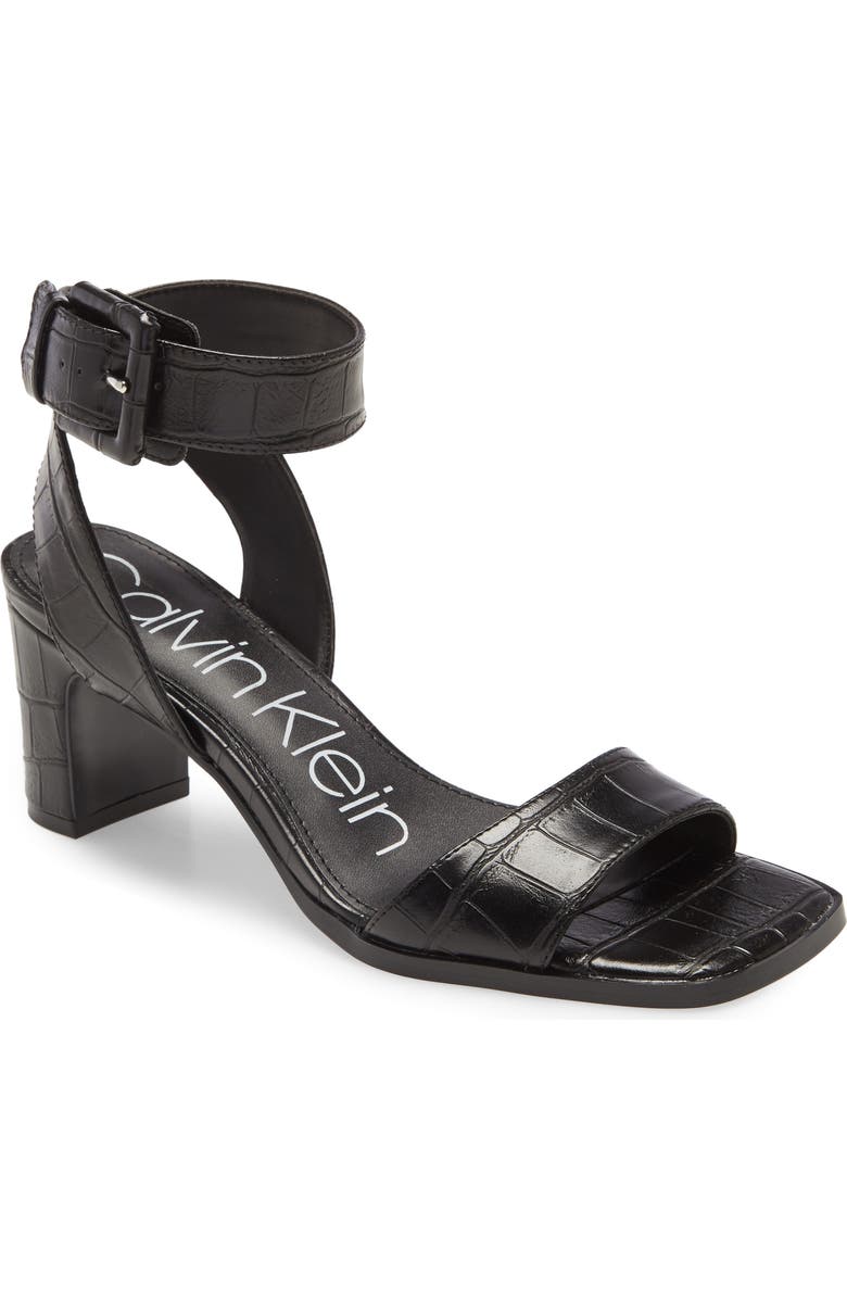 Calvin Klein Damita Ankle Strap Sandal, Main, color,