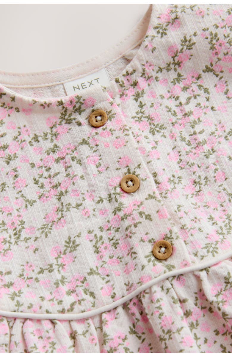 NEXT Kids' Ditsy Floral Cotton Dress, Alternate, color, Pink