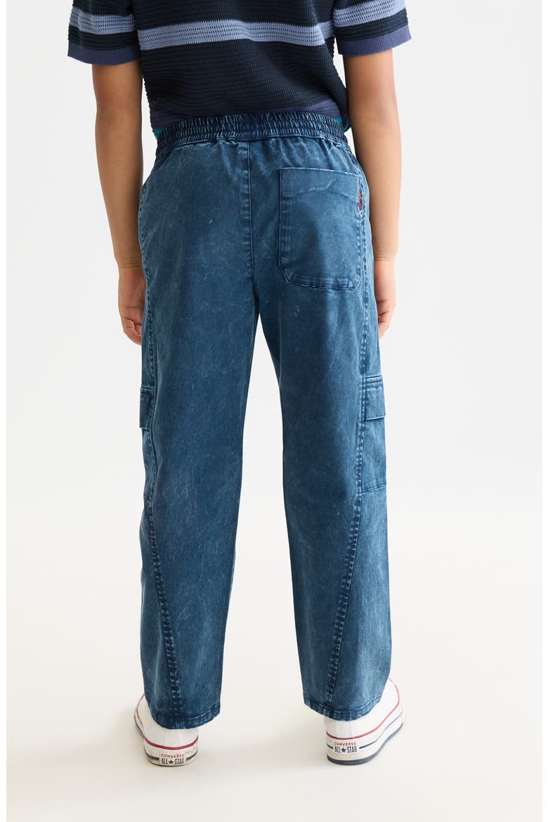 Kids' Pull-On Straight Leg Cargo Pants, Alternate, color, PAGEANT BLUE