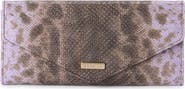 Brahmin Veronica Croc Embossed Leather Wallet