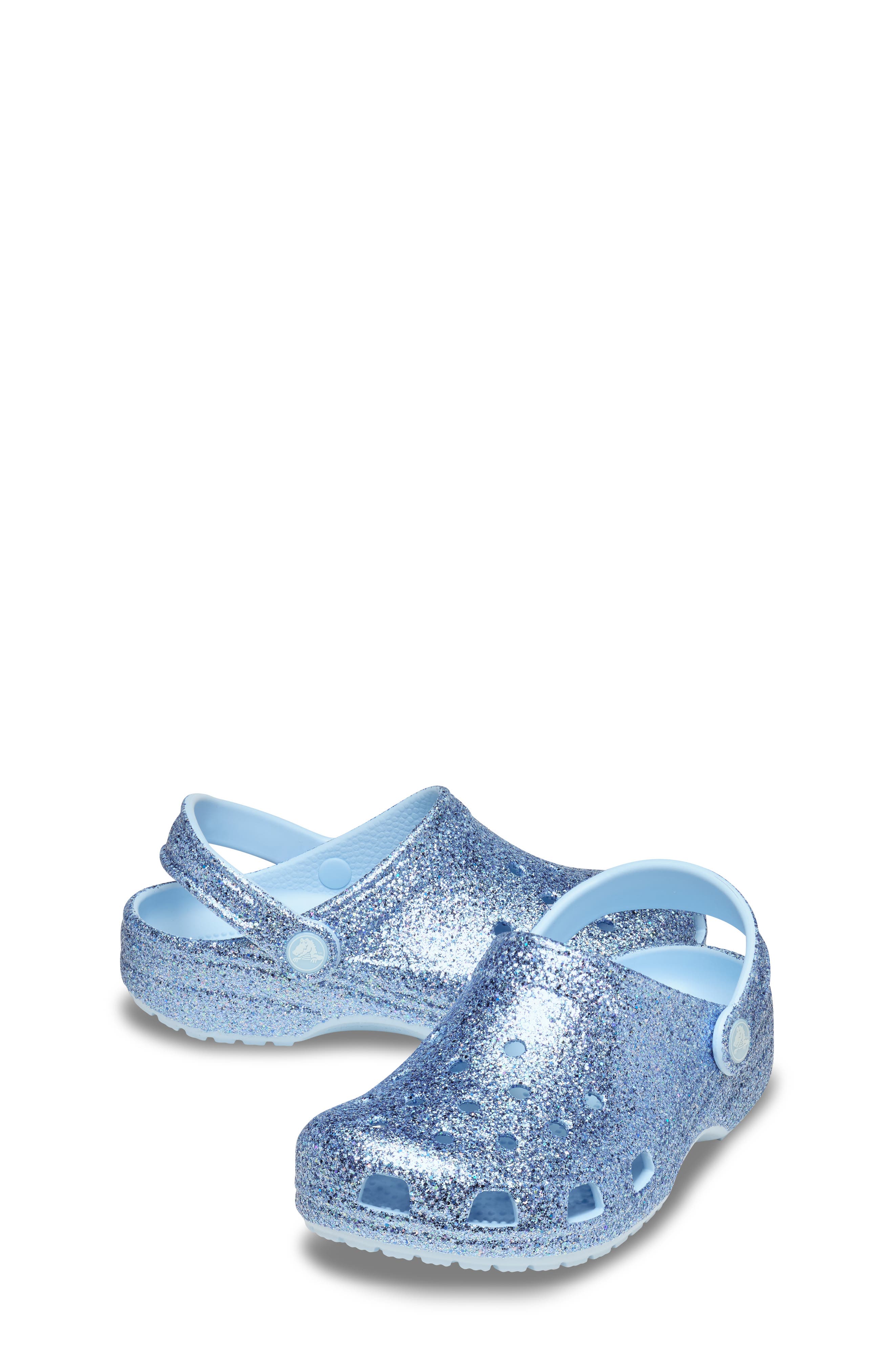 CROCS Kids' Classic Chunky Glitter Clog, Alternate, color, 