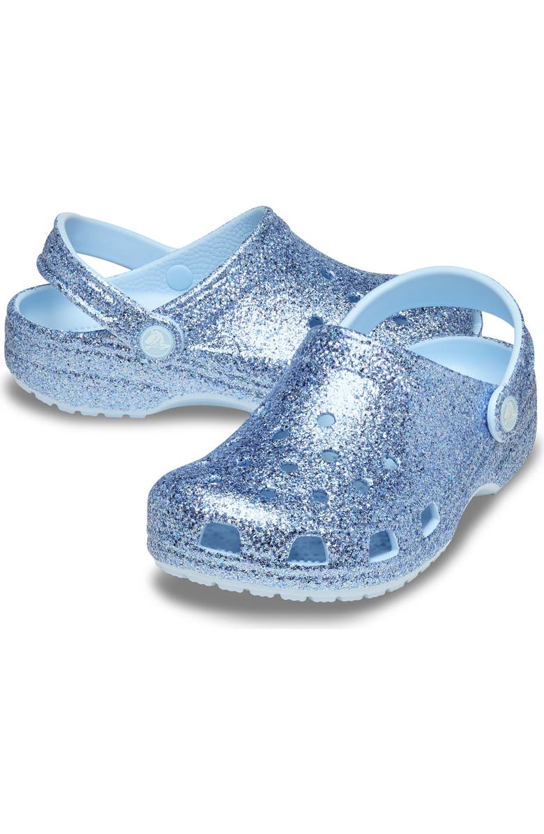 CROCS Kids' Classic Chunky Glitter Clog, Alternate, color,