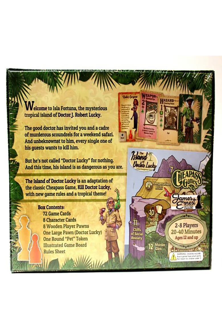 Island Of Doctor Lucky Strategy and Luck Family Board Game, Alternate, color, Multicolored