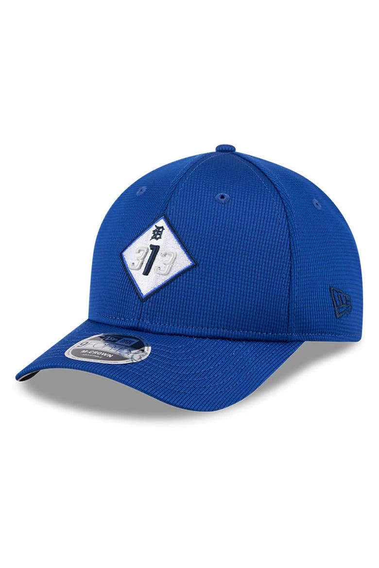 Men's New Era Blue Detroit Tigers City Connect Batting Practice 9FORTY M-Crown Adjustable Hat, Main, color, Blue