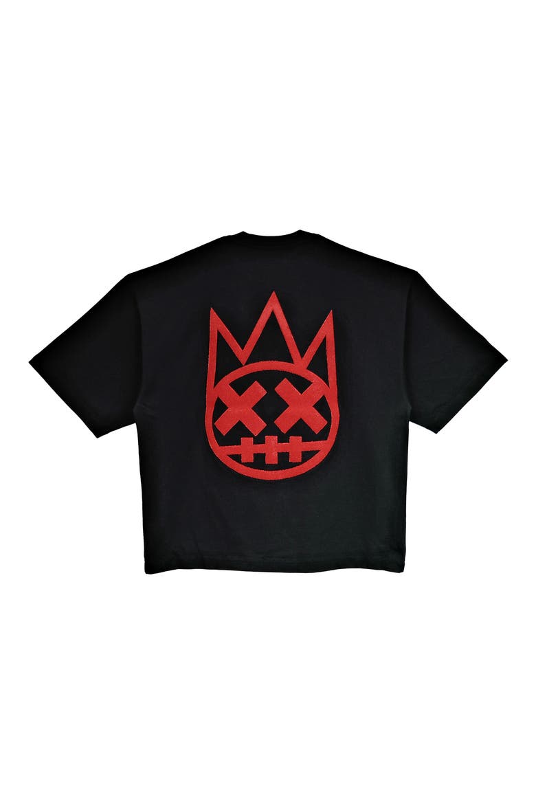 Relaxed Fit Cotton Graphic T-Shirt, Alternate, color, BLACK