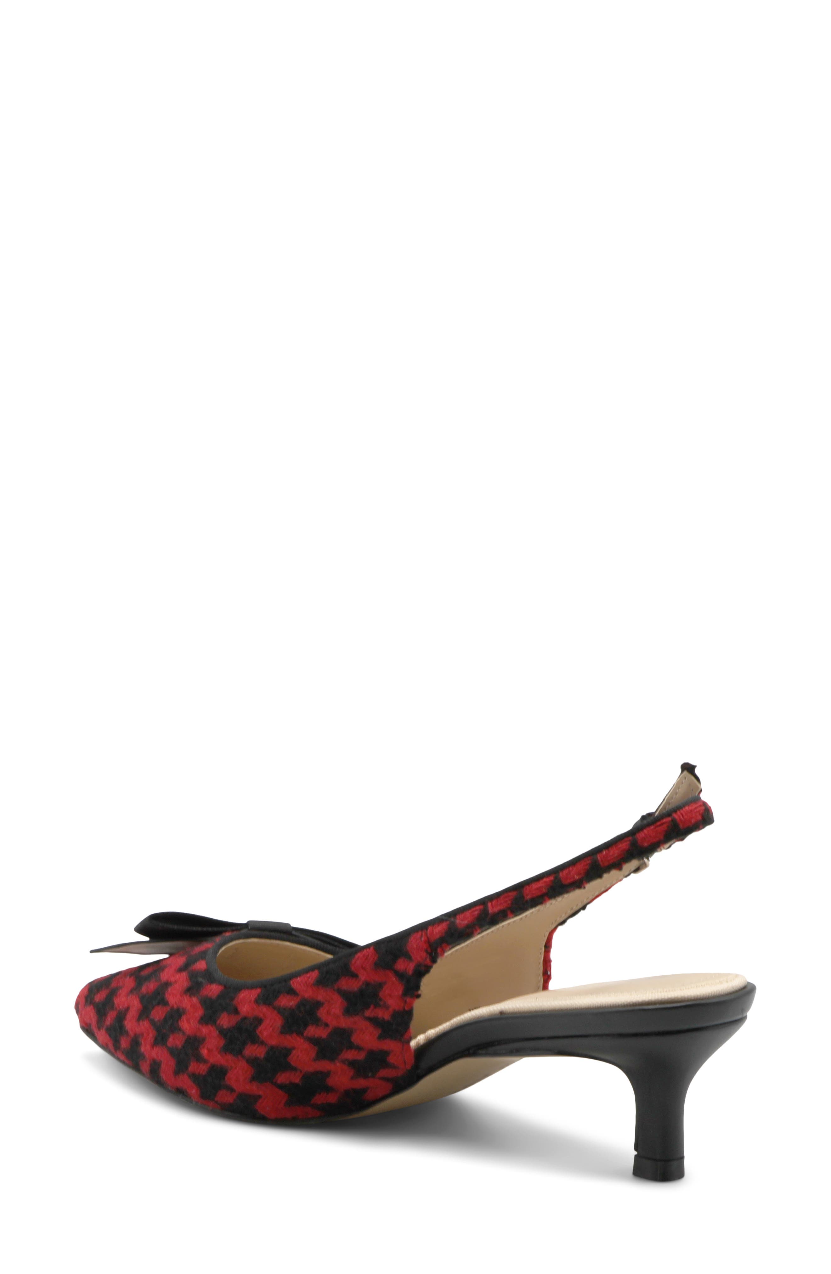 Adrienne Vittadini Sachem Slingback Pump, Alternate, color, Red Black