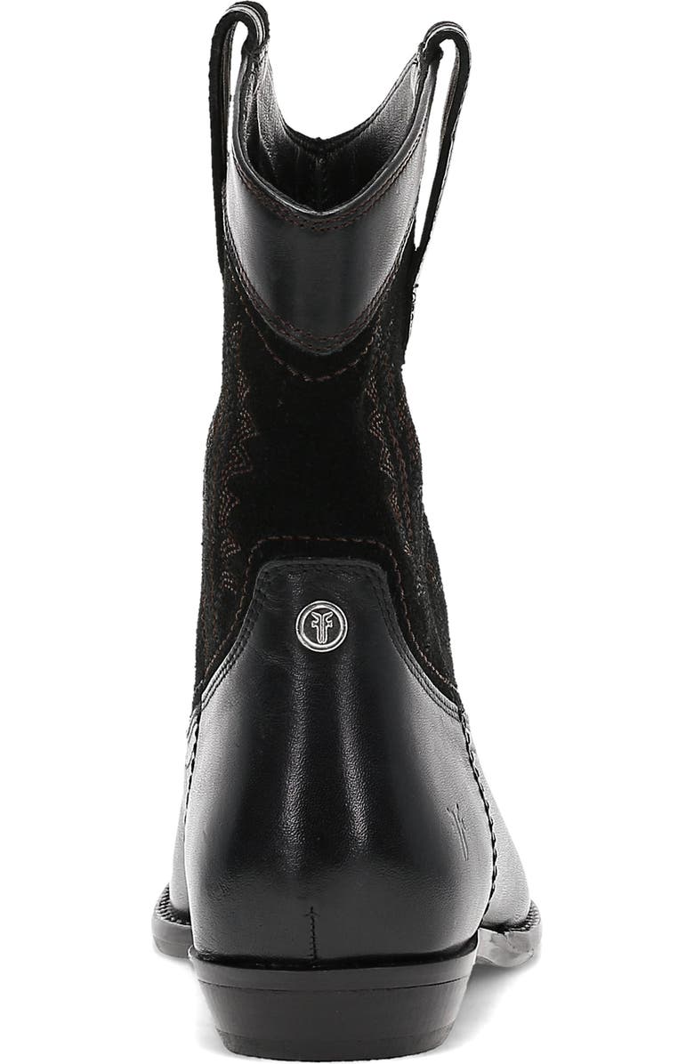 Frye Blair Deco Western Boot, Alternate, color, Black