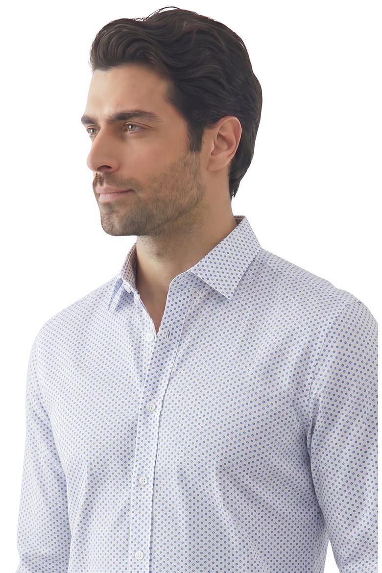 Four-Way Stretch Shirt, Alternate, color, 01 WHITE