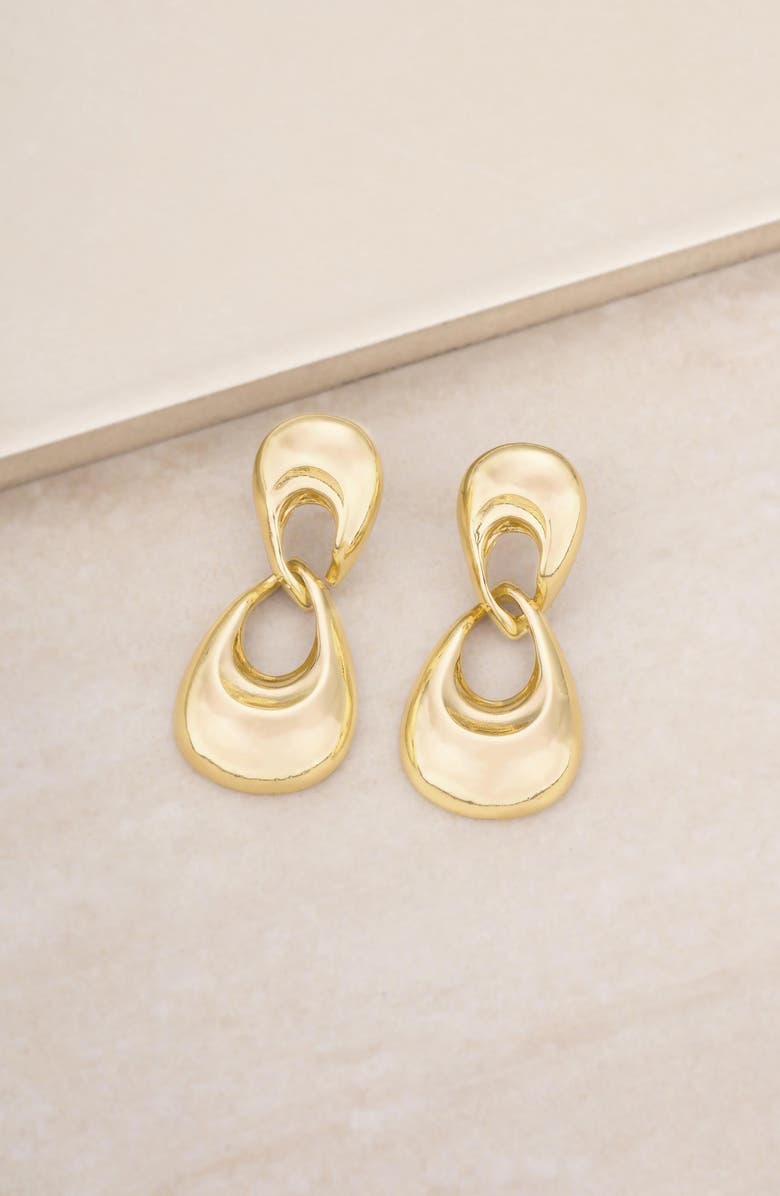 Ettika Infinity Drop Earrings, Alternate, color,