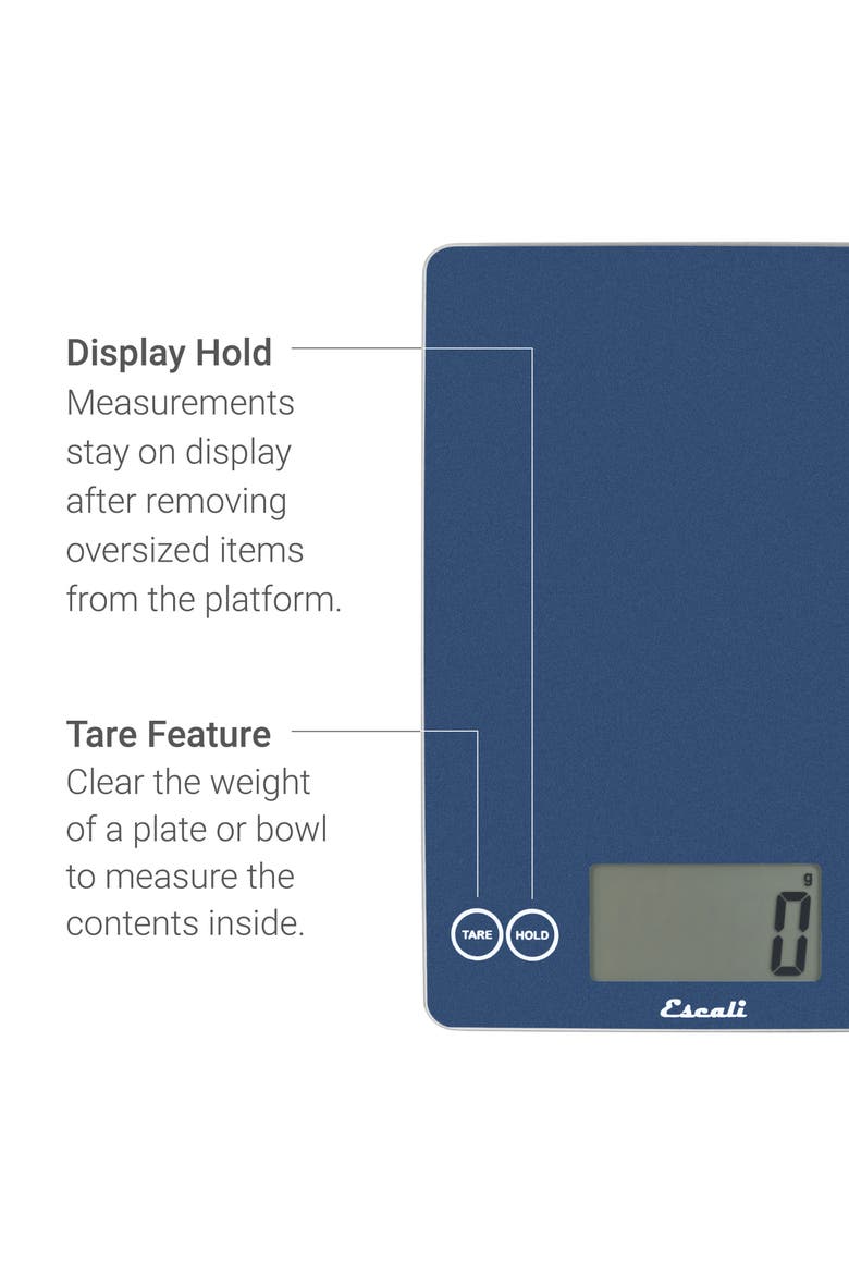 Arti Glass Digital Scale, Alternate, color, Blue Mirage