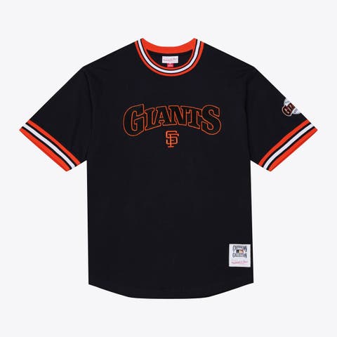 Men's Mitchell & Ness  Black San Francisco Giants Wild Pitch Ringer T-Shirt