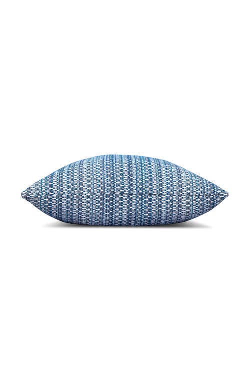 Elaine Smith Kaleidoscope Chenille Micro Check Indoor & Outdoor Woven Accent Pillow