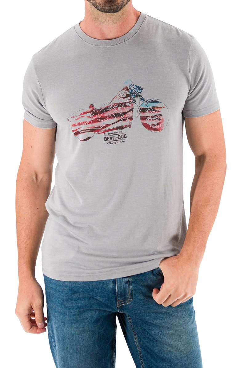 Devil-Dog Dungarees Easy Rider Graphic T-Shirt, Main, color,
