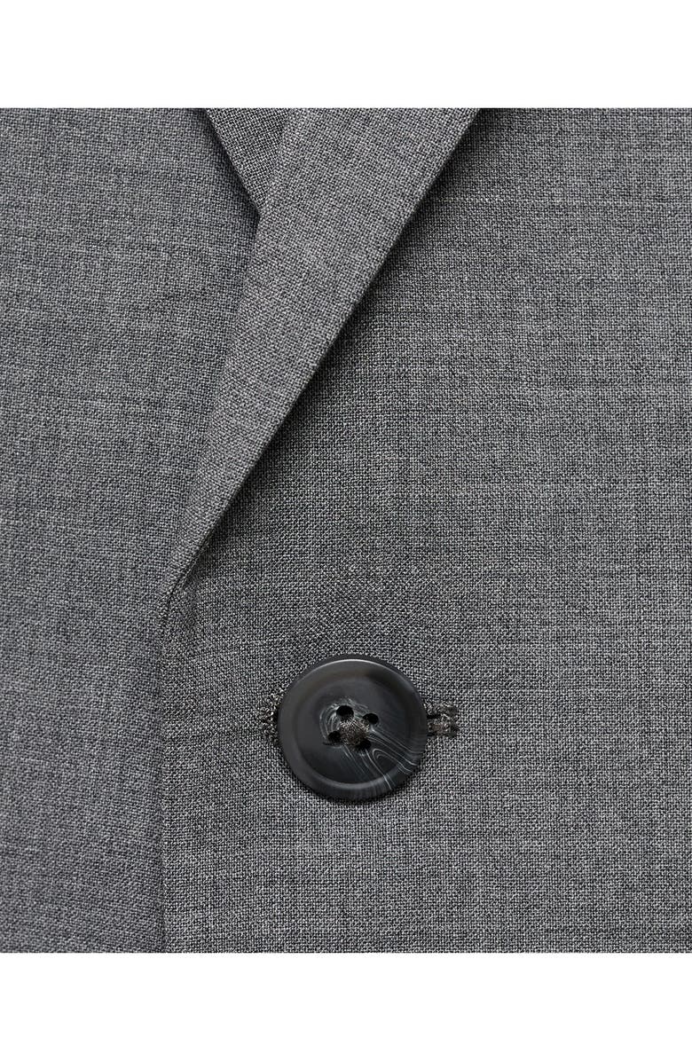 MANGO Turin Solid Wool Sport Coat, Alternate, color, Grey