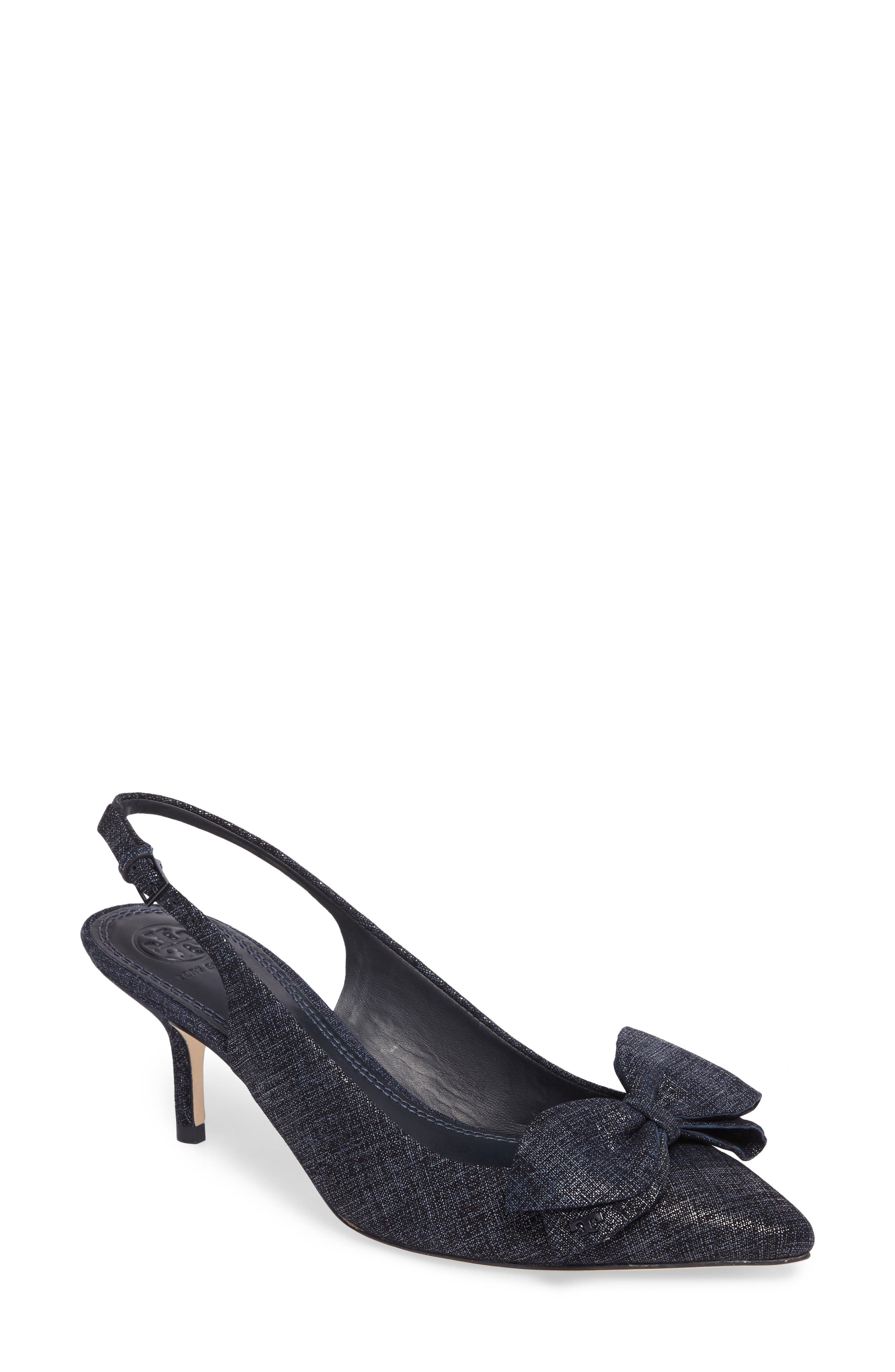 Rosalind Slingback Pump, Main, color, NAVY