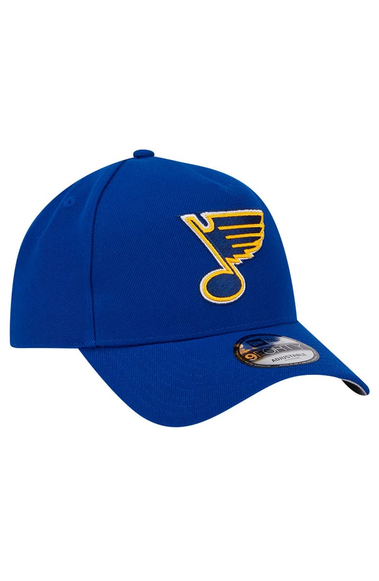 New Era Men's New Era Blue St. Louis Blues Core A-Frame 9FORTY Adjustable Hat, Alternate, color,
