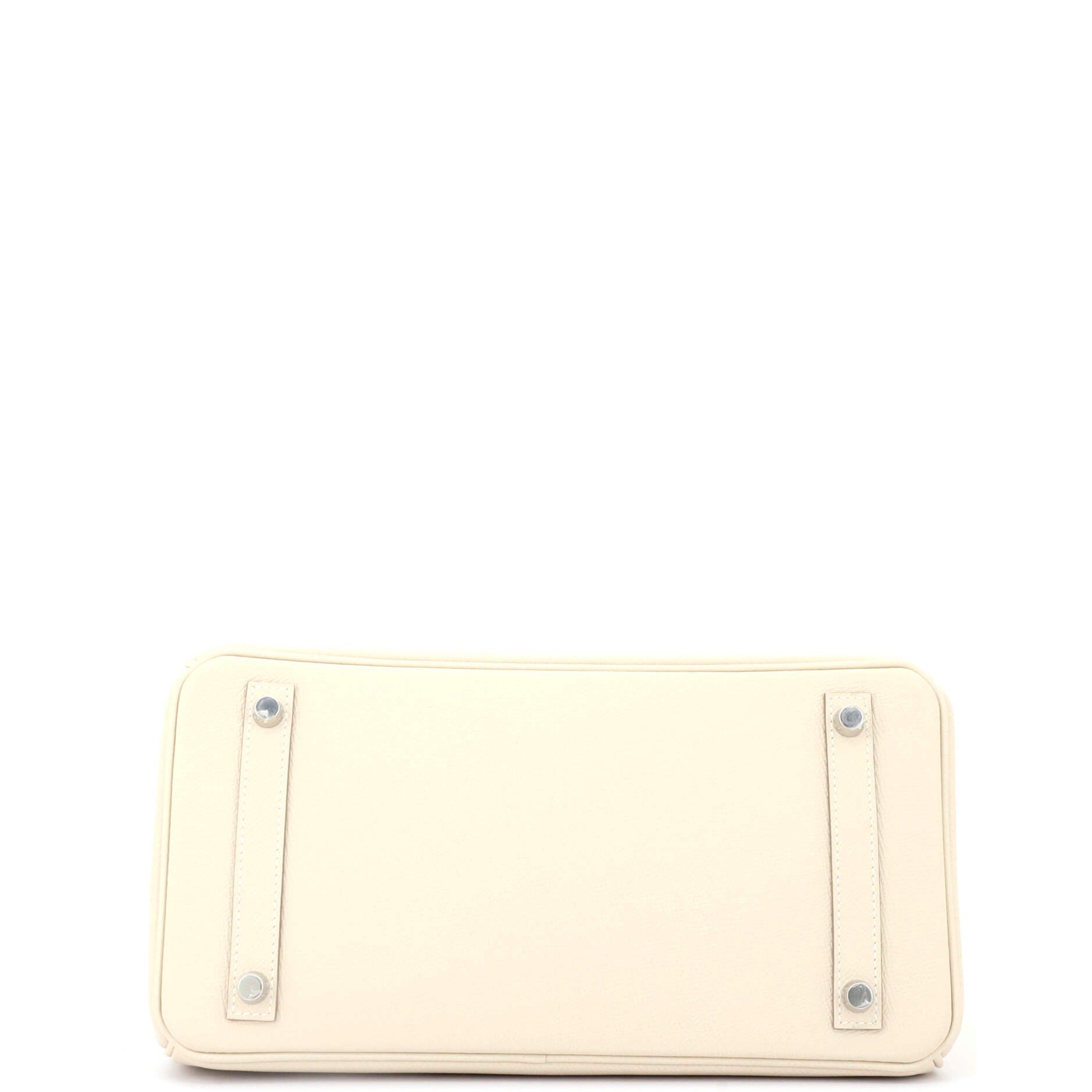 Pre-Owned Hermes Birkin Handbag Light Epsom with Palladium Hardware 30, Alternate, color, 