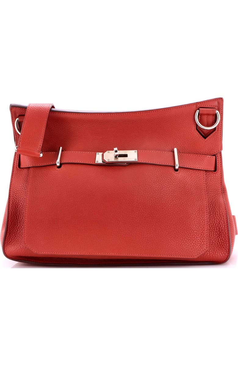 Pre-Owned Hermes Jypsiere Bag Clemence 34, Main, color, Brique