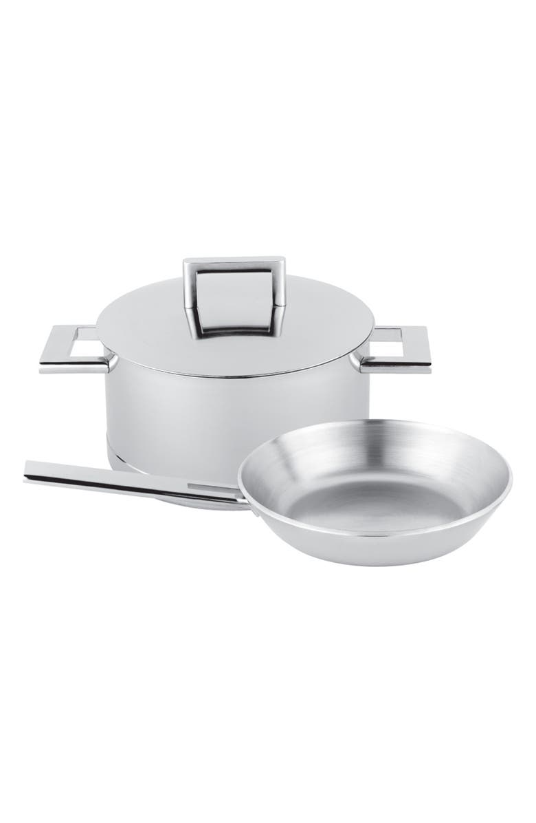 Demeyere Industry John Pawson Saucepan & Fry Pan Set, Main, color, 
