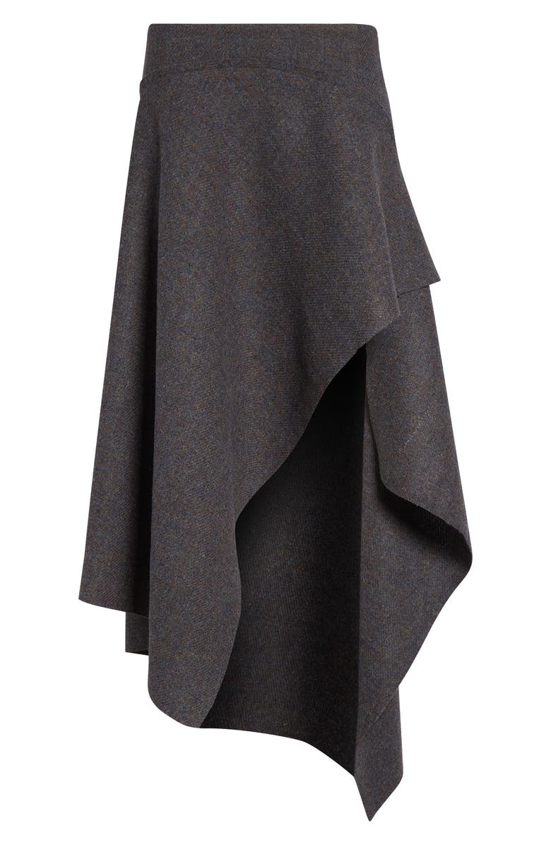 Diotima Belnavis Asymmetric Wool Skirt, Main, color, Slate