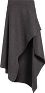 Diotima Belnavis Asymmetric Wool Skirt