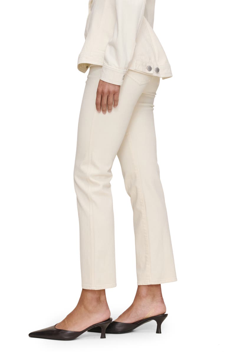 DL1961 Kristy High Waist Cigarette Jeans, Alternate, color, Ecru