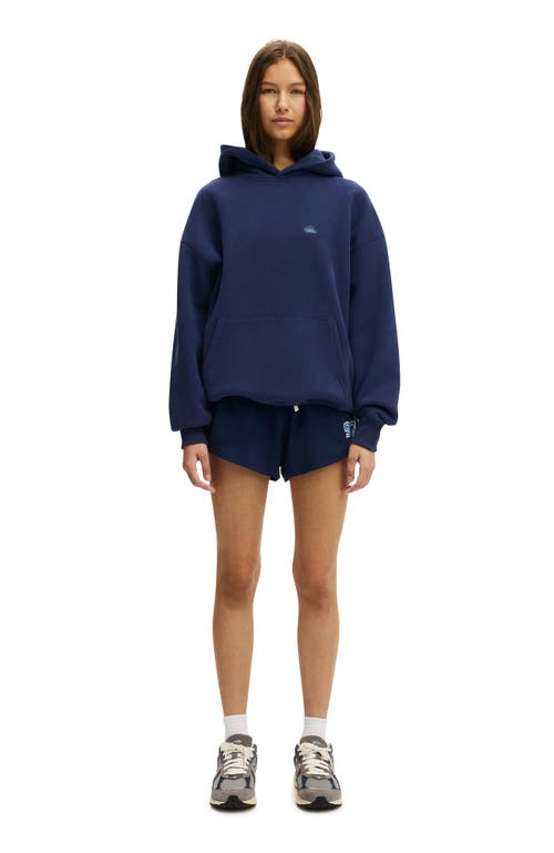 Cotton On Body Active Plush Premium Graphic Hoodie In Blue