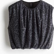 H&M Draped Mesh Top