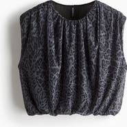 H&M Draped Mesh Top