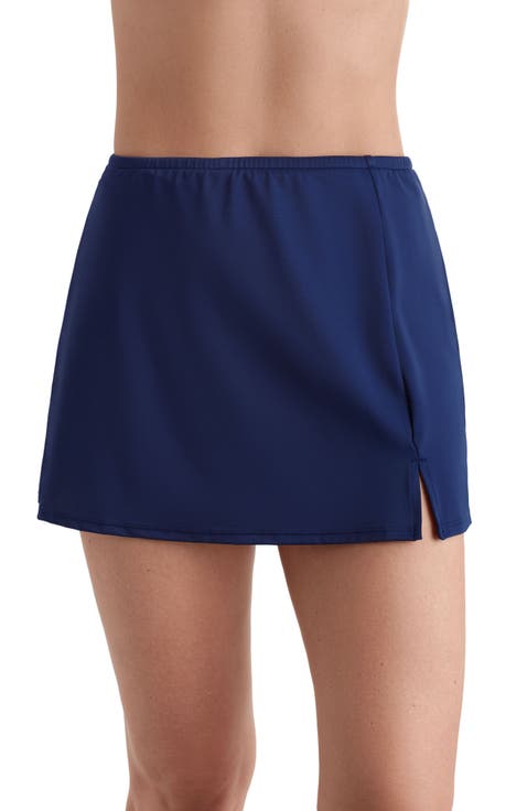 Side Slit Swim Skirt