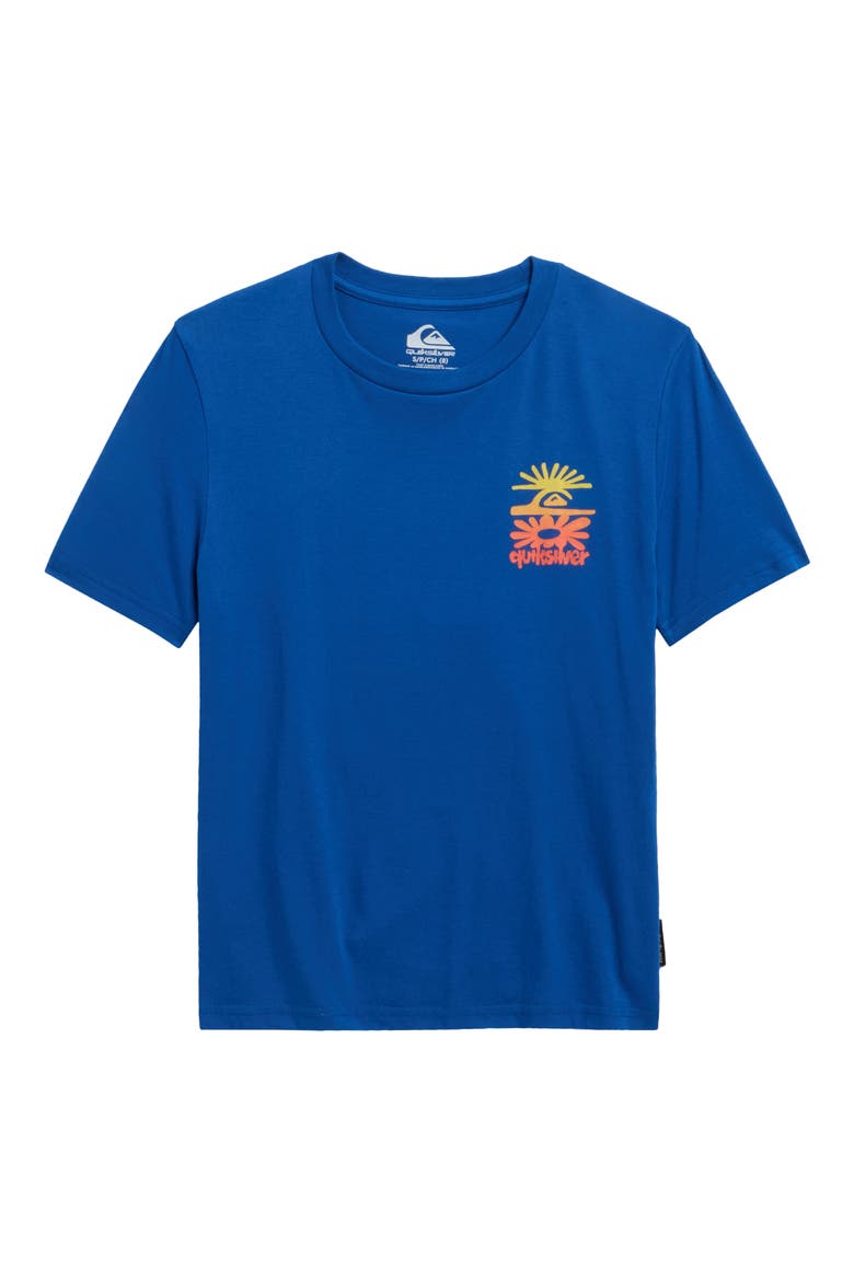 Kids' Piled Up Cotton Graphic T-Shirt, Main, color, ROYAL BLUE