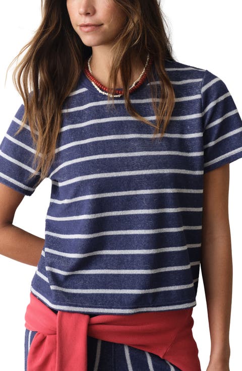 Stripe Beach Terry T-Shirt